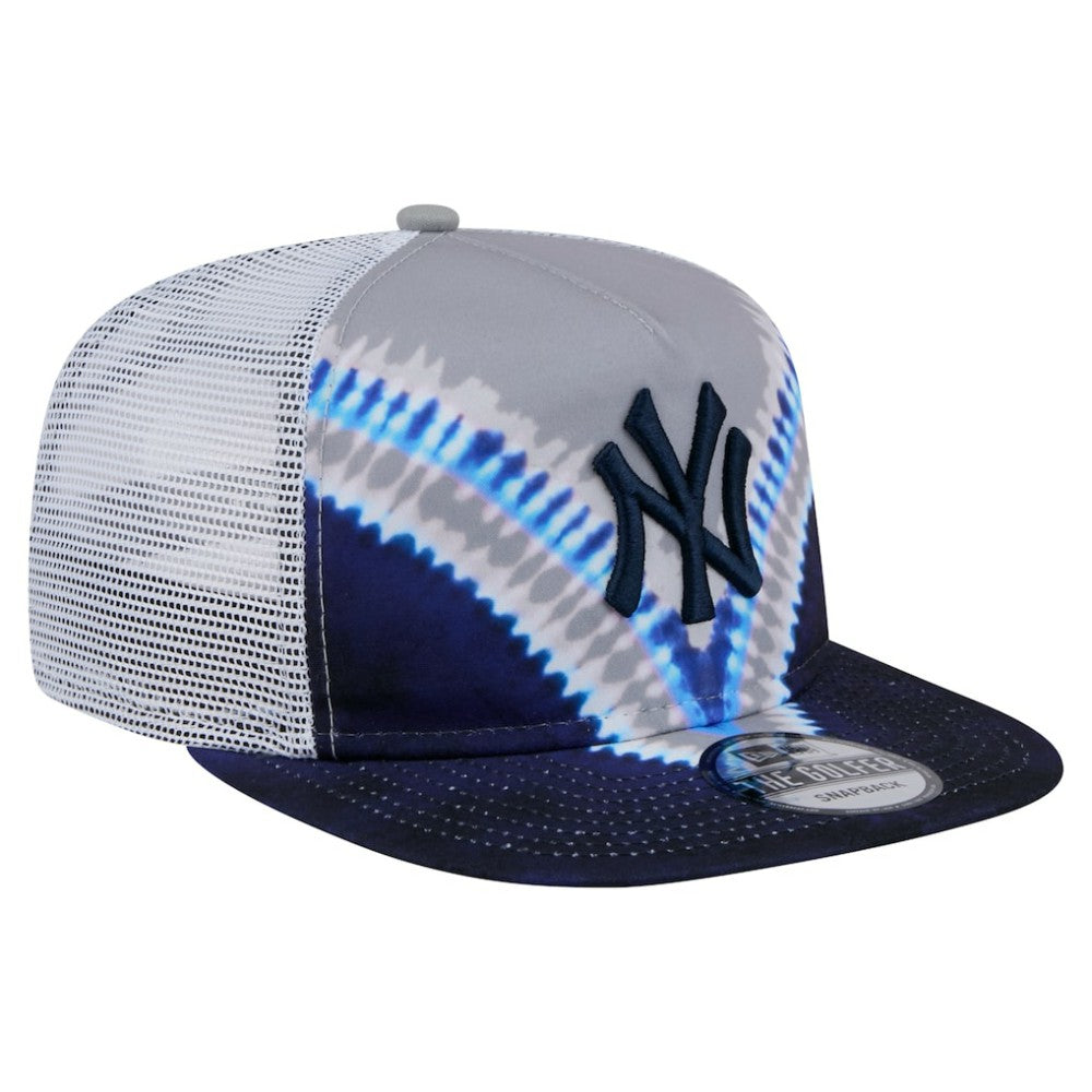 New York Yankees Tie-Dye Golfer Trucker Adjustable Hat
