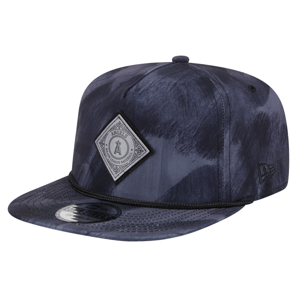 Los Angeles Angels Printed Golfer Snapback Hat Navy