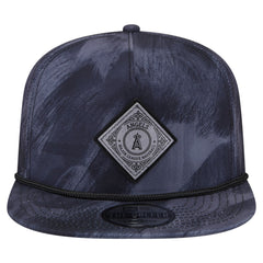 Los Angeles Angels Printed Golfer Snapback Hat Navy
