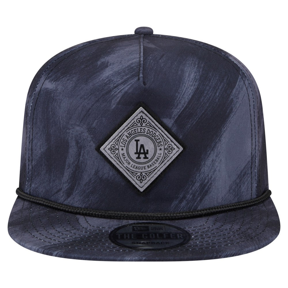 Los Angeles Dodgers Printed Golfer Snapback Hat Navy