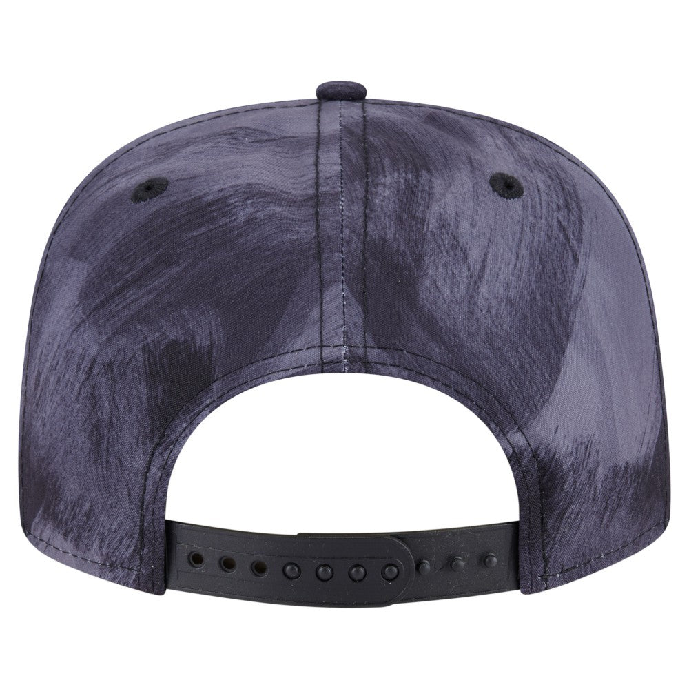 Milwaukee Brewers Printed Golfer Snapback Hat Navy