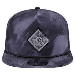 New York Yankees Printed Golfer Snapback Hat Navy