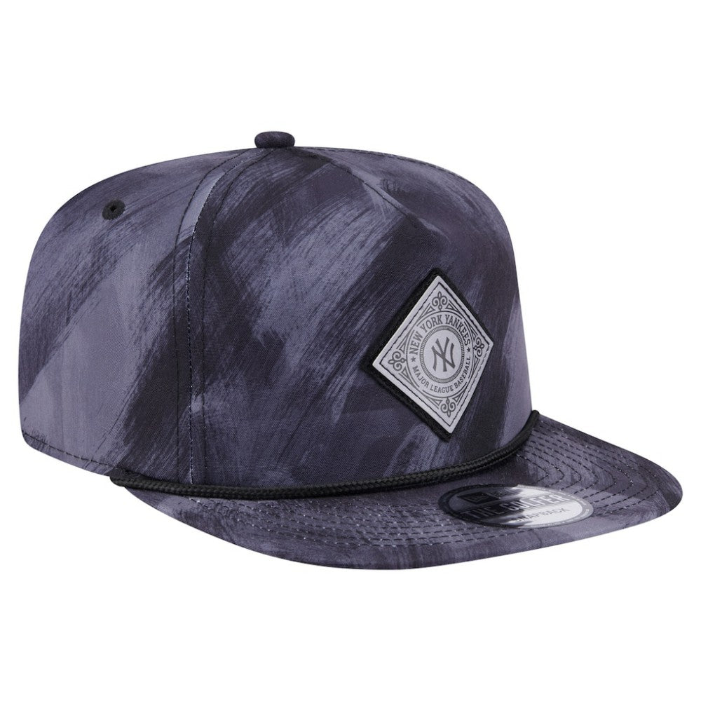 New York Yankees Printed Golfer Snapback Hat Navy