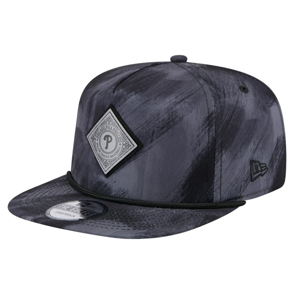 Philadelphia Phillies Printed Golfer Snapback Hat Navy