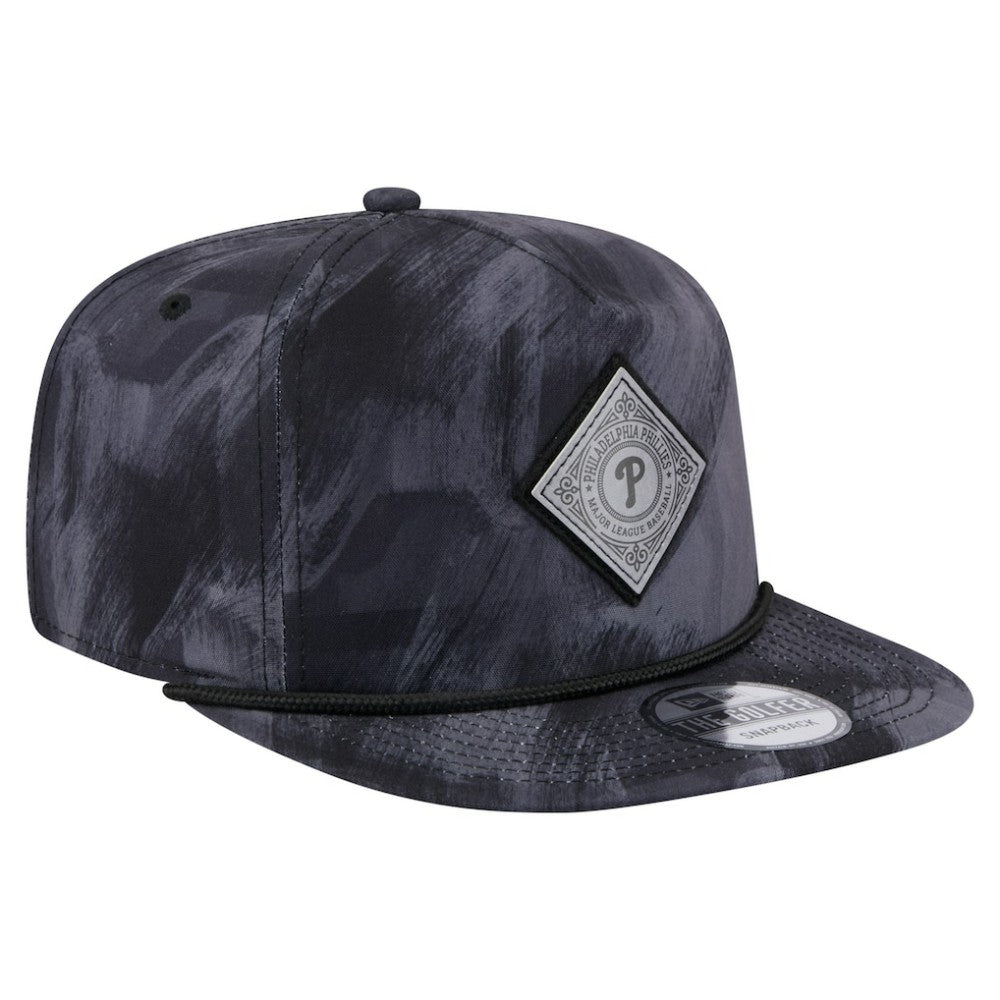 Philadelphia Phillies Printed Golfer Snapback Hat Navy