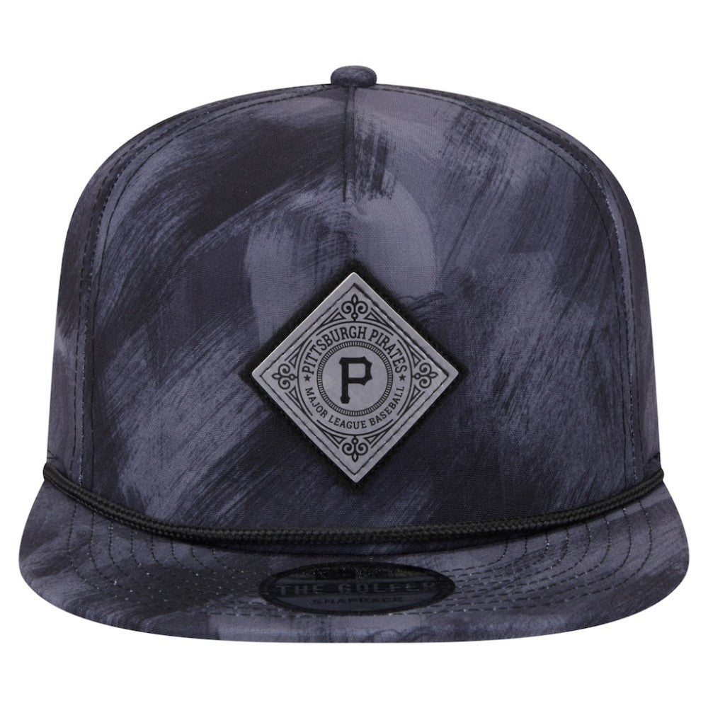 Pittsburgh Pirates Printed Golfer Snapback Hat Navy