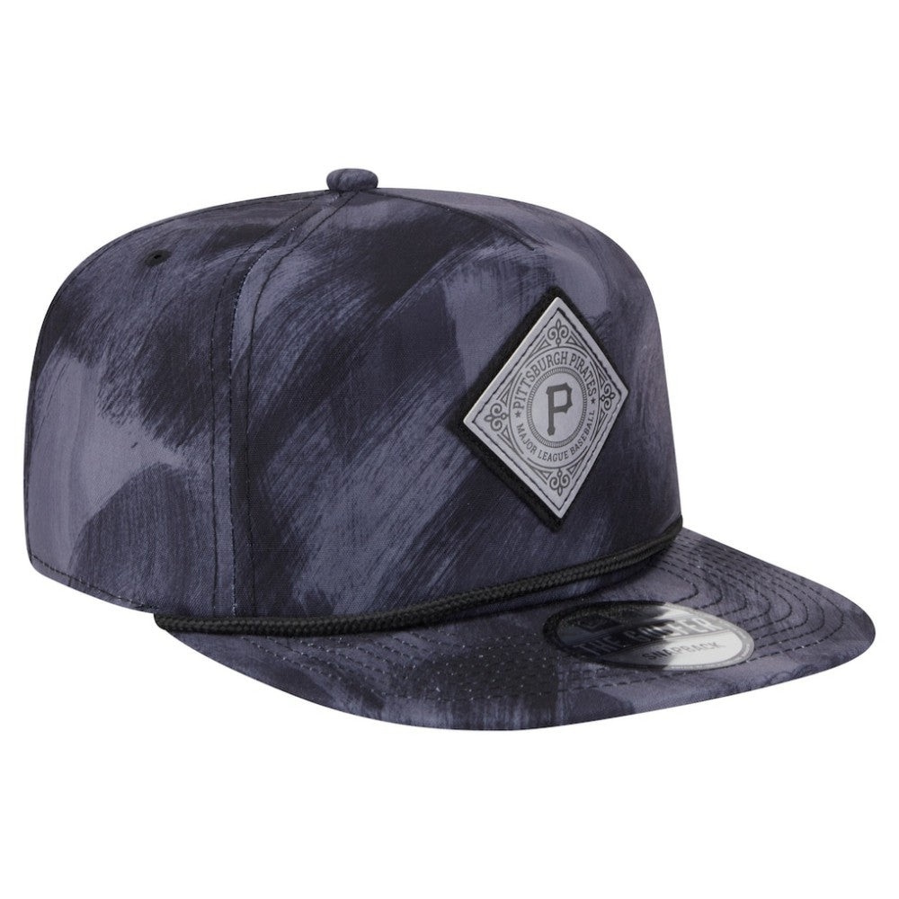 Pittsburgh Pirates Printed Golfer Snapback Hat Navy