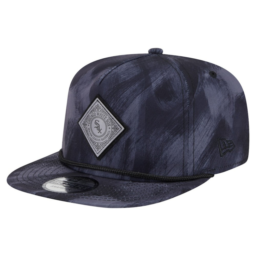 Chicago White Sox Printed Golfer Snapback Hat Navy