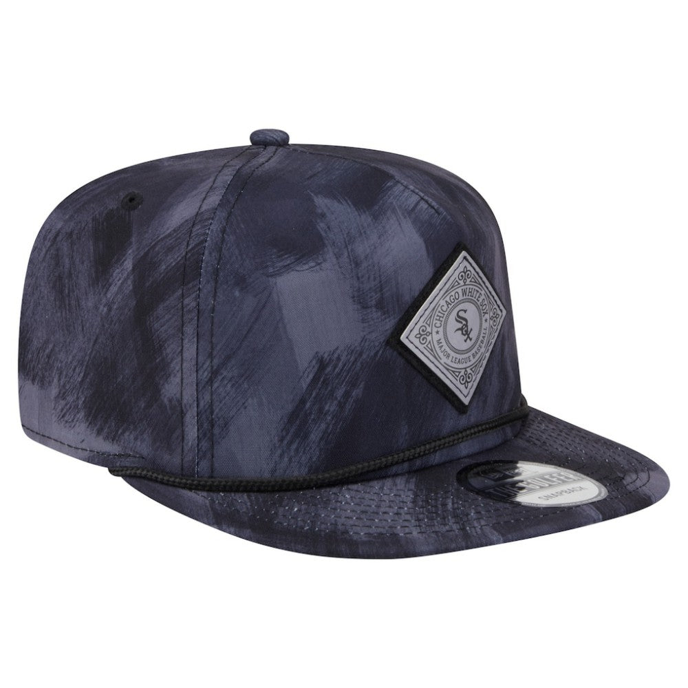 Chicago White Sox Printed Golfer Snapback Hat Navy