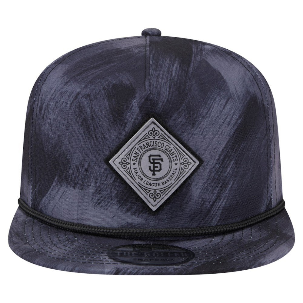 San Francisco Giants Printed Golfer Snapback Hat Navy