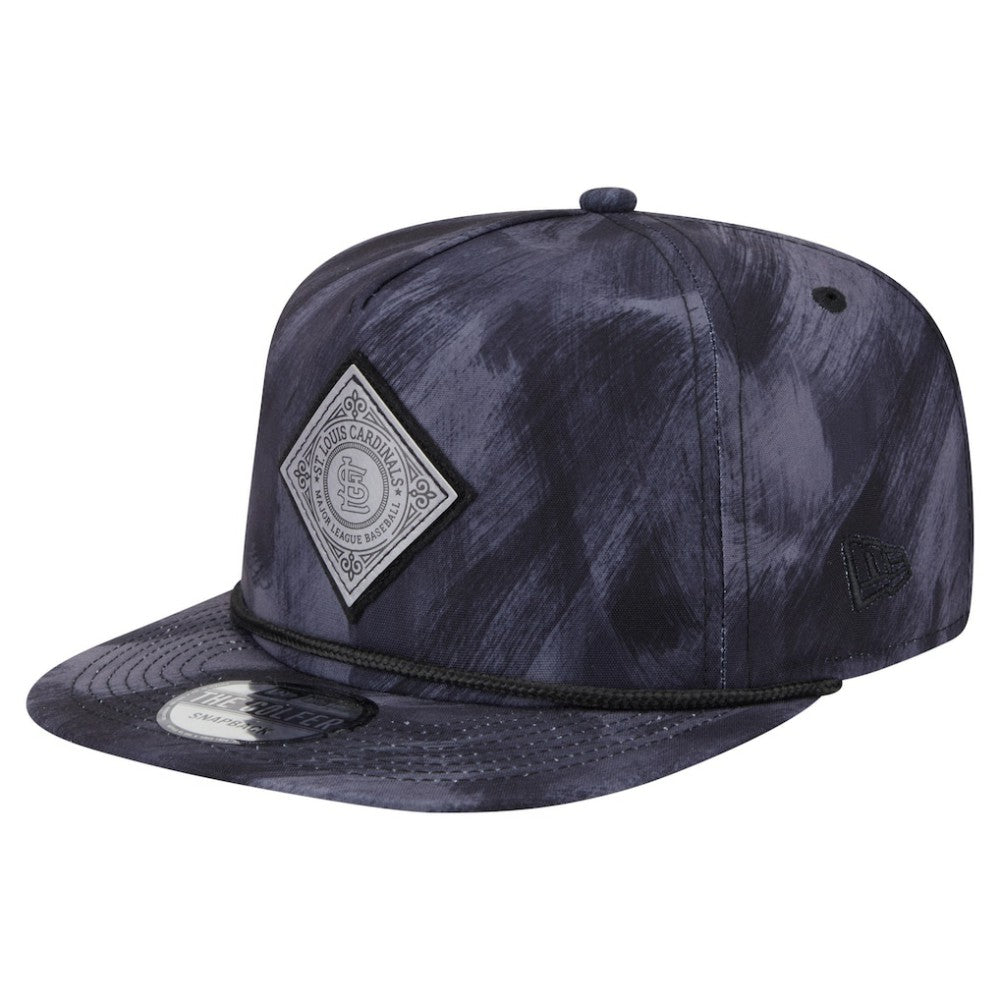 St. Louis Cardinals Printed Golfer Snapback Hat Navy