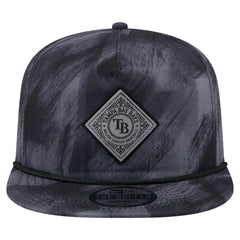 Tampa Bay Rays Printed Golfer Snapback Hat Navy