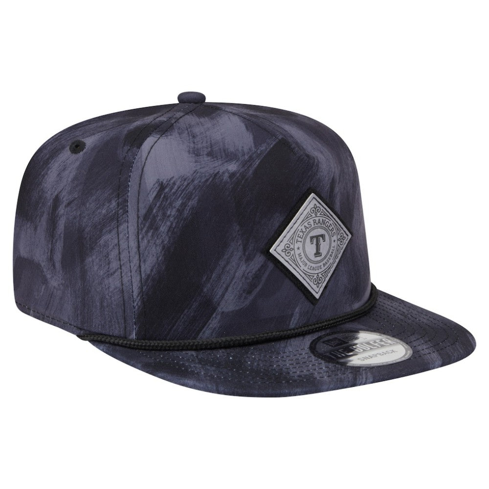 Texas Rangers Printed Golfer Snapback Hat Navy