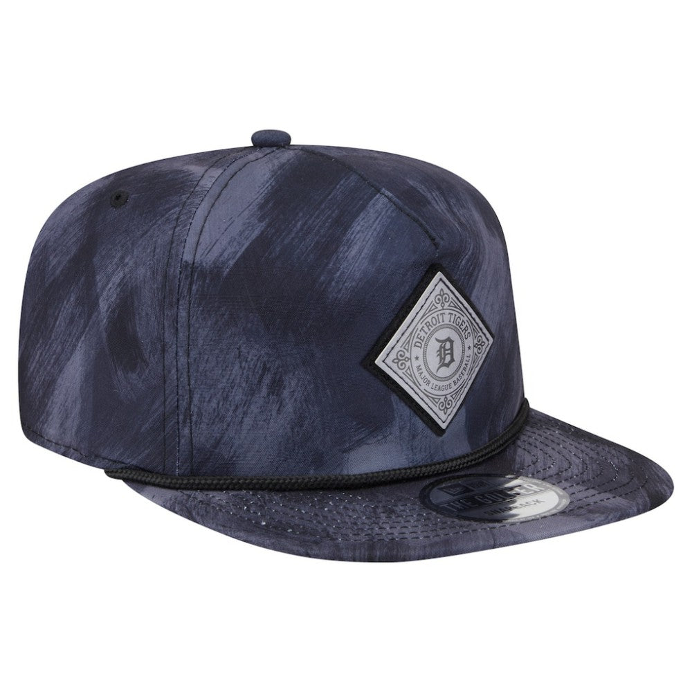 Detroit Tigers Printed Golfer Snapback Hat Navy