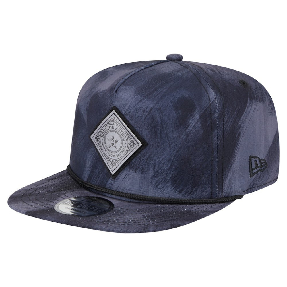 Houston Astros Printed Golfer Snapback Hat Navy