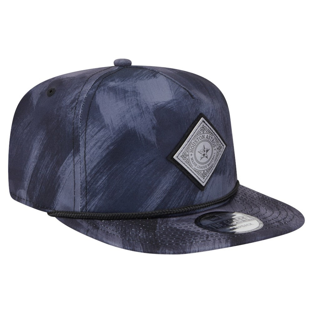 Houston Astros Printed Golfer Snapback Hat Navy