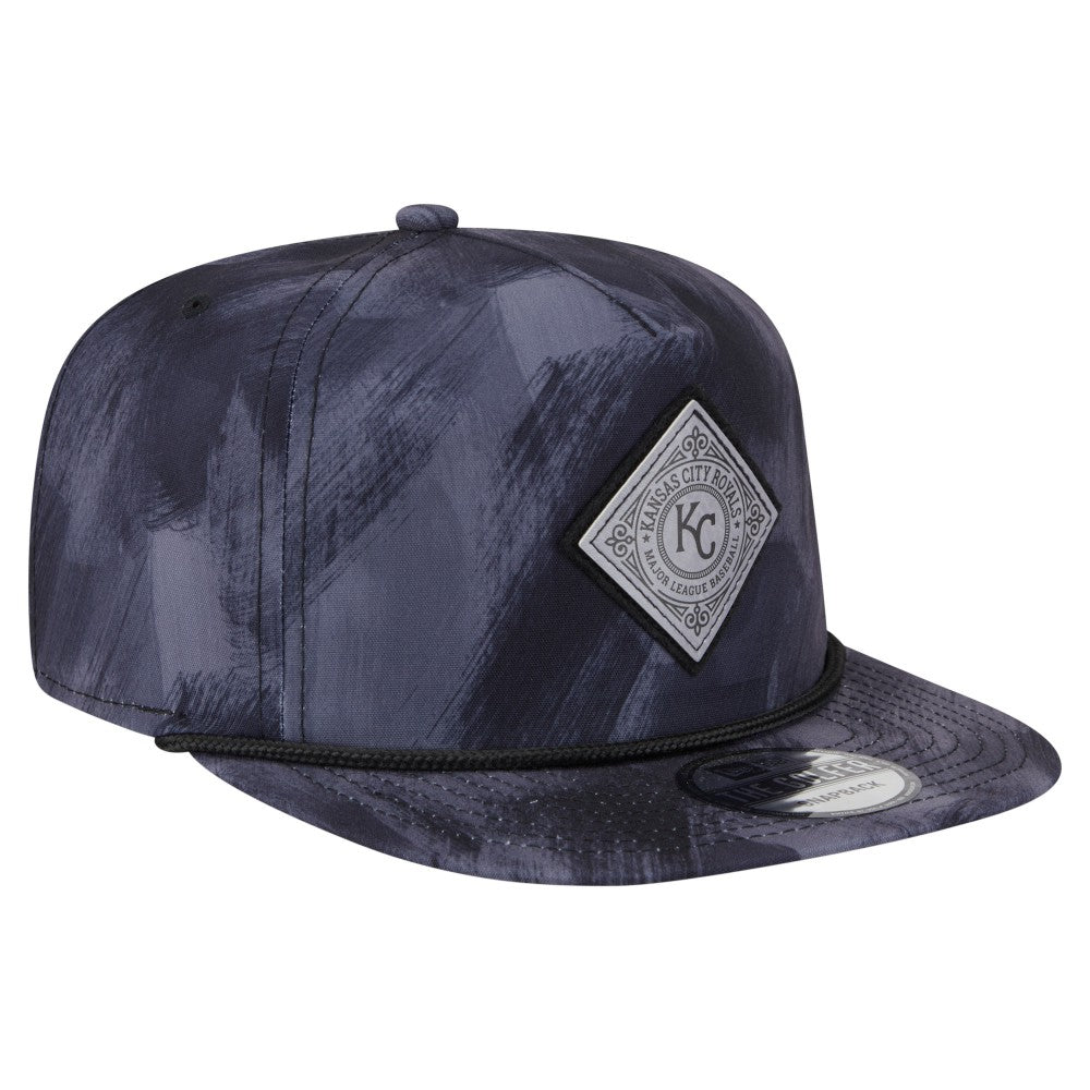 Kansas City Royals Printed Golfer Snapback Hat Navy