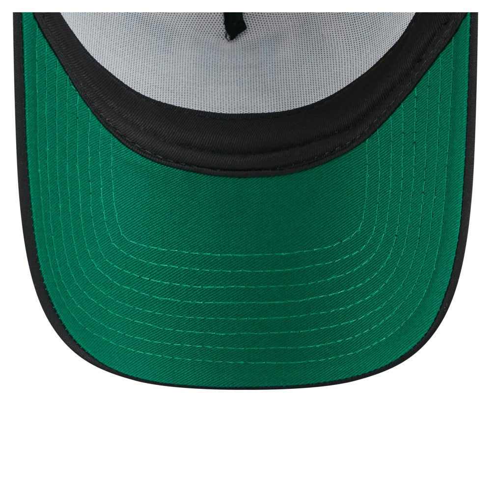 Miami Marlins Distressed 9FORTY A-Frame Adjustable Trucker Hat Black
