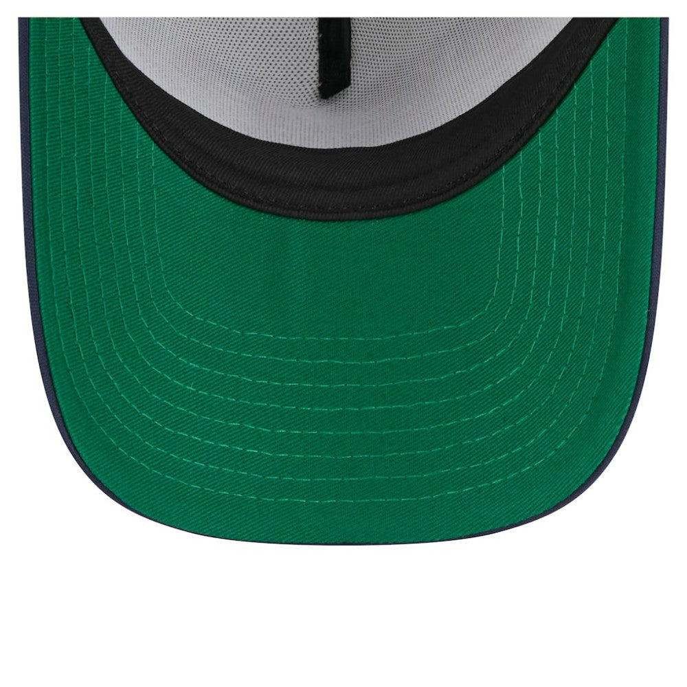 Minnesota Twins Distressed 9FORTY A-Frame Adjustable Trucker Hat White/Navy