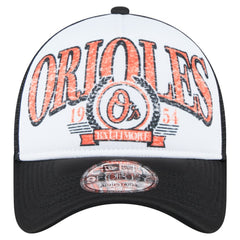 Baltimore Orioles Distressed 9FORTY A-Frame Adjustable Trucker Hat Black