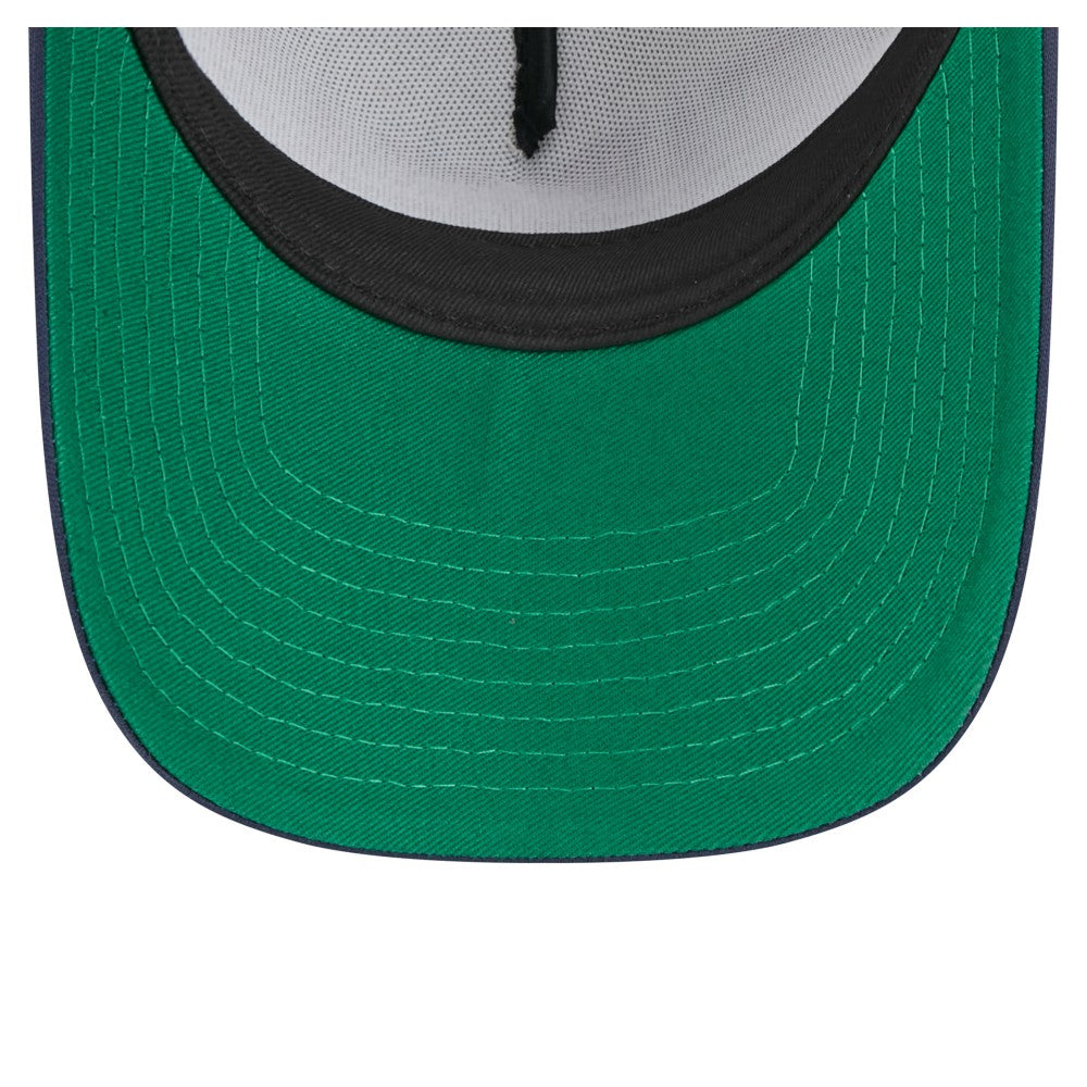 Cleveland Guardians Distressed 9FORTY A-Frame Adjustable Trucker Hat White/Navy