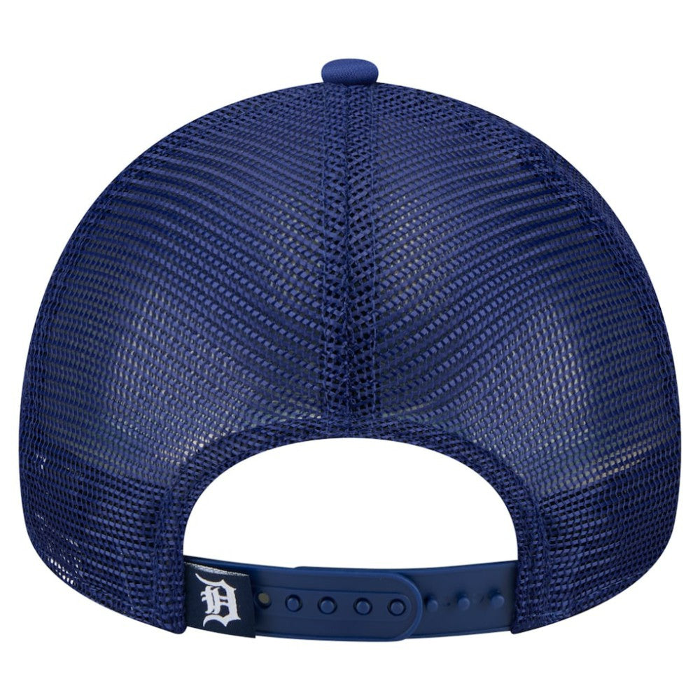 Detroit Tigers Distressed 9FORTY A-Frame Adjustable Trucker Hat White/Navy
