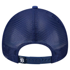 Detroit Tigers Distressed 9FORTY A-Frame Adjustable Trucker Hat White/Navy