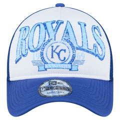 Kansas City Royals Distressed 9FORTY A-Frame Adjustable Trucker Hat Royal