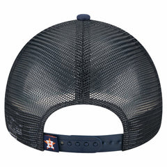 Houston Astros Distressed 9FORTY A-Frame Adjustable Trucker Hat Navy