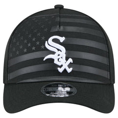 Chicago White Sox American Flag 9FORTY M-Crown A-Frame Adjustable Hat Black
