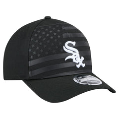 Chicago White Sox American Flag 9FORTY M-Crown A-Frame Adjustable Hat Black