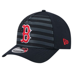 Boston Red Sox American Flag 9FORTY M-Crown A-Frame Adjustable Hat Navy