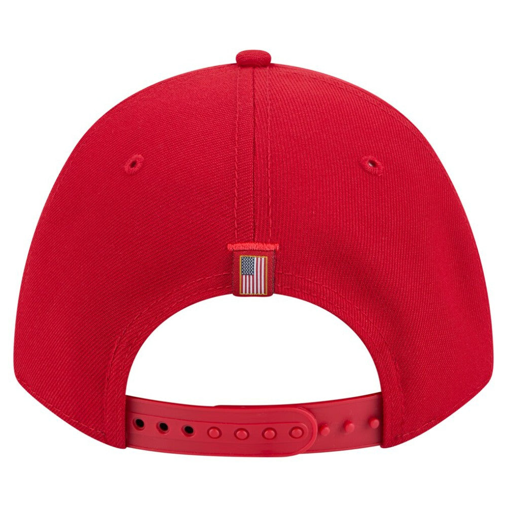 Washington Nationals American Flag 9FORTY M-Crown A-Frame Adjustable Hat Red