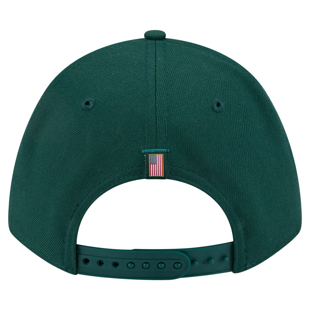 Athletics American Flag 9FORTY M-Crown A-Frame Adjustable Hat Green