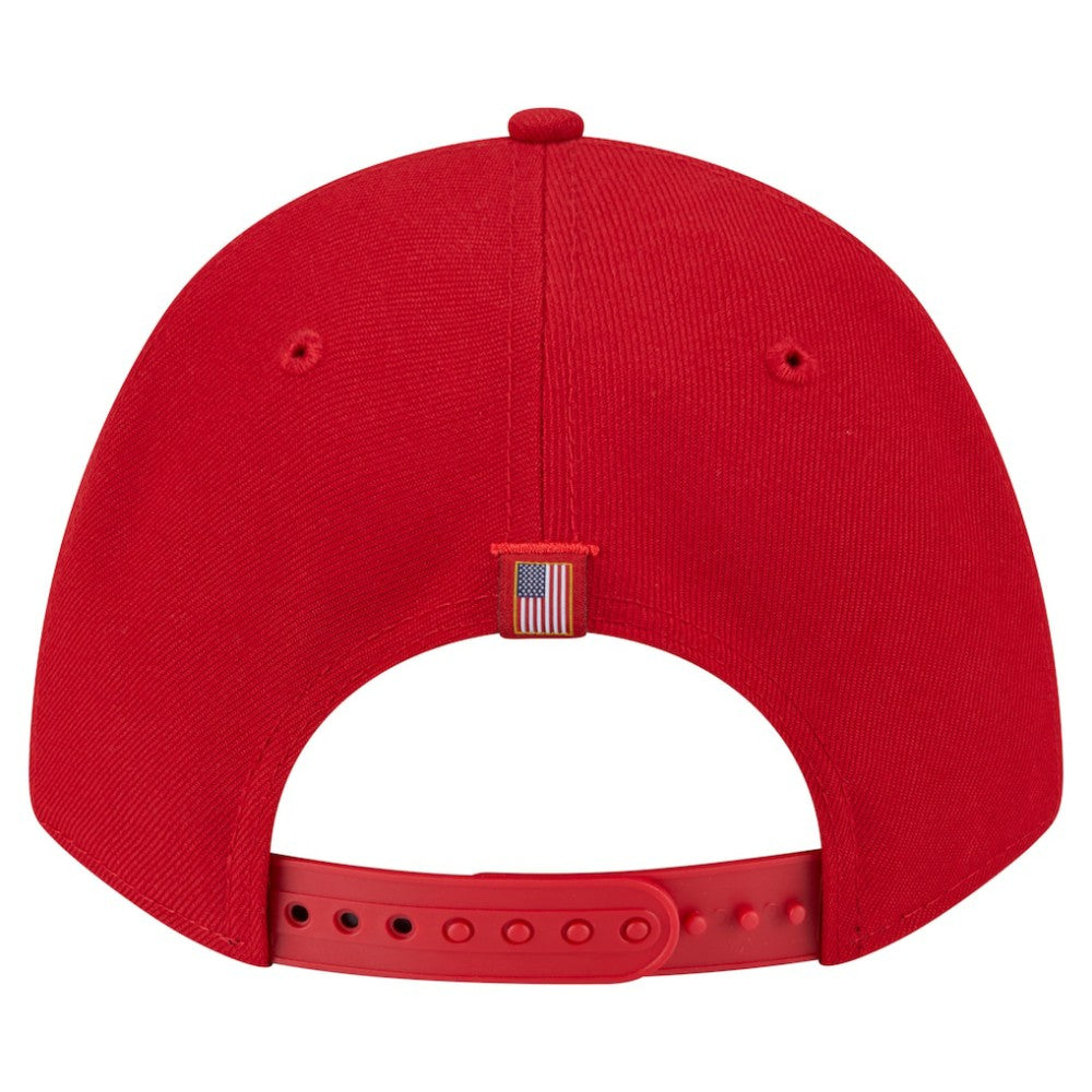 Philadelphia Phillies American Flag 9FORTY M-Crown A-Frame Adjustable Hat Red
