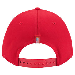 Los Angeles Angels American Flag 9FORTY M-Crown A-Frame Adjustable Hat Red