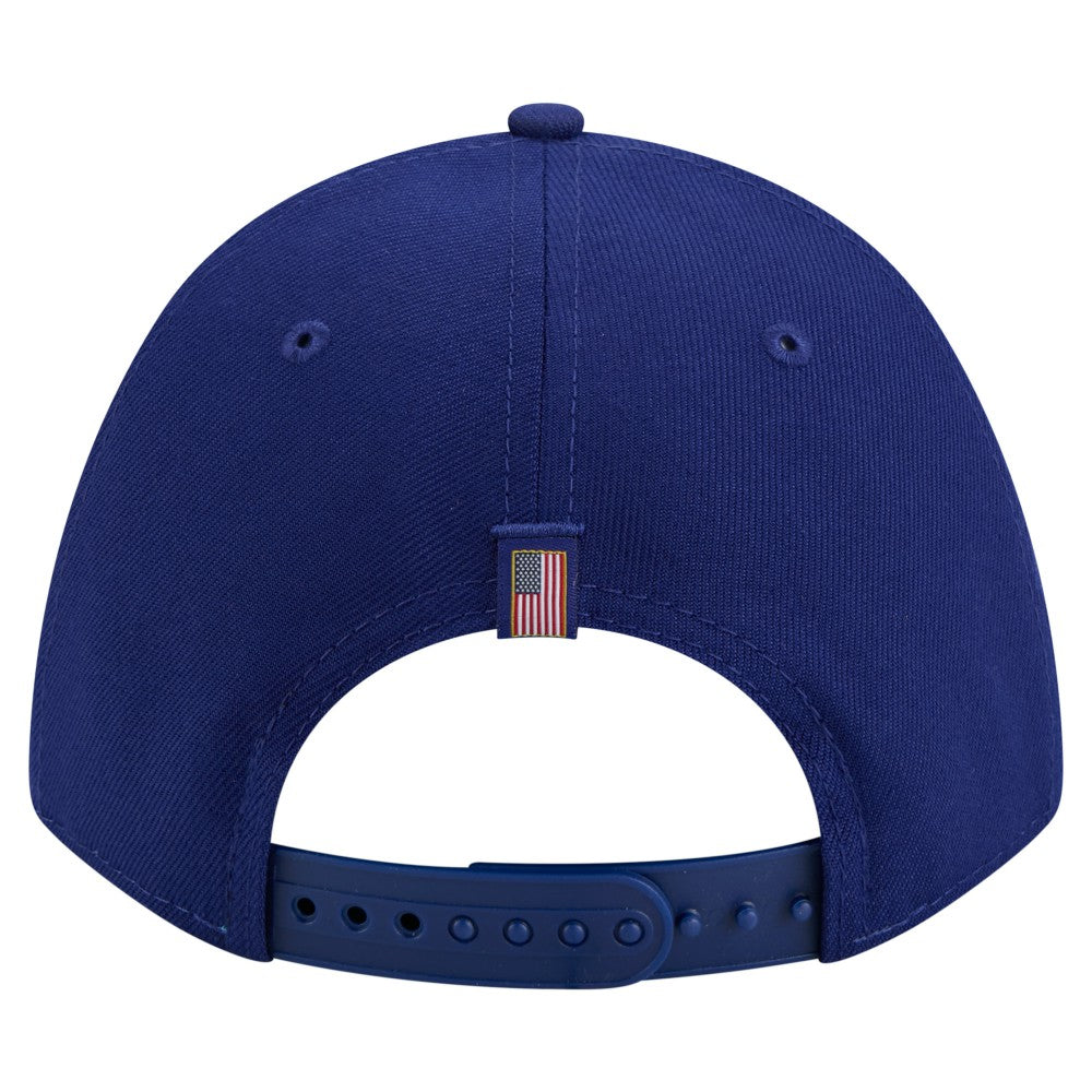 Los Angeles Dodgers American Flag 9FORTY M-Crown A-Frame Adjustable Hat Royal