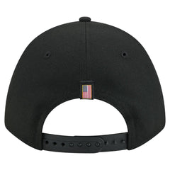 Miami Marlins American Flag 9FORTY M-Crown A-Frame Adjustable Hat Black
