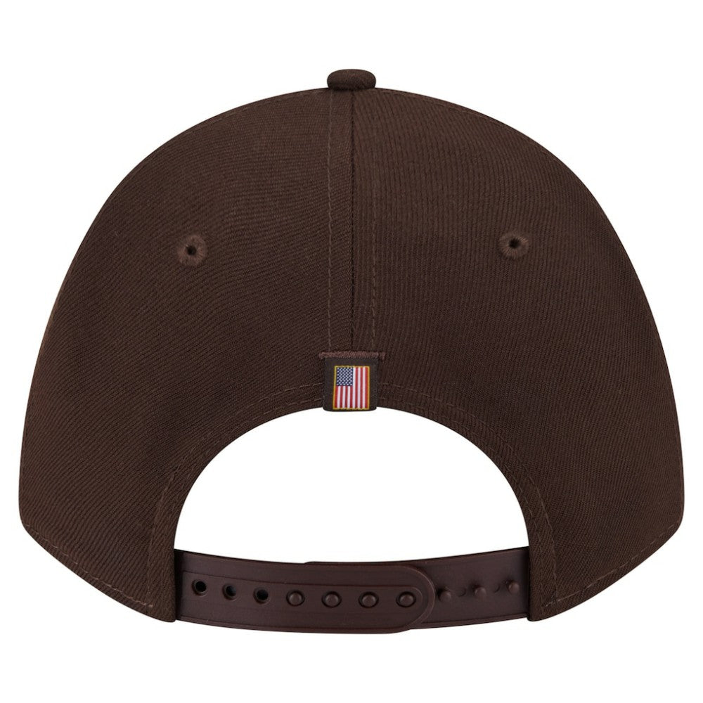 San Diego Padres American Flag 9FORTY M-Crown A-Frame Adjustable Hat Brown