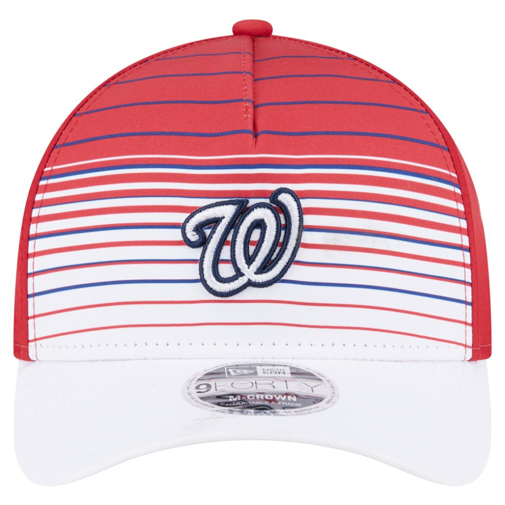 Washington Nationals Gradient 9FORTY M-Crown Adjustable Hat Red