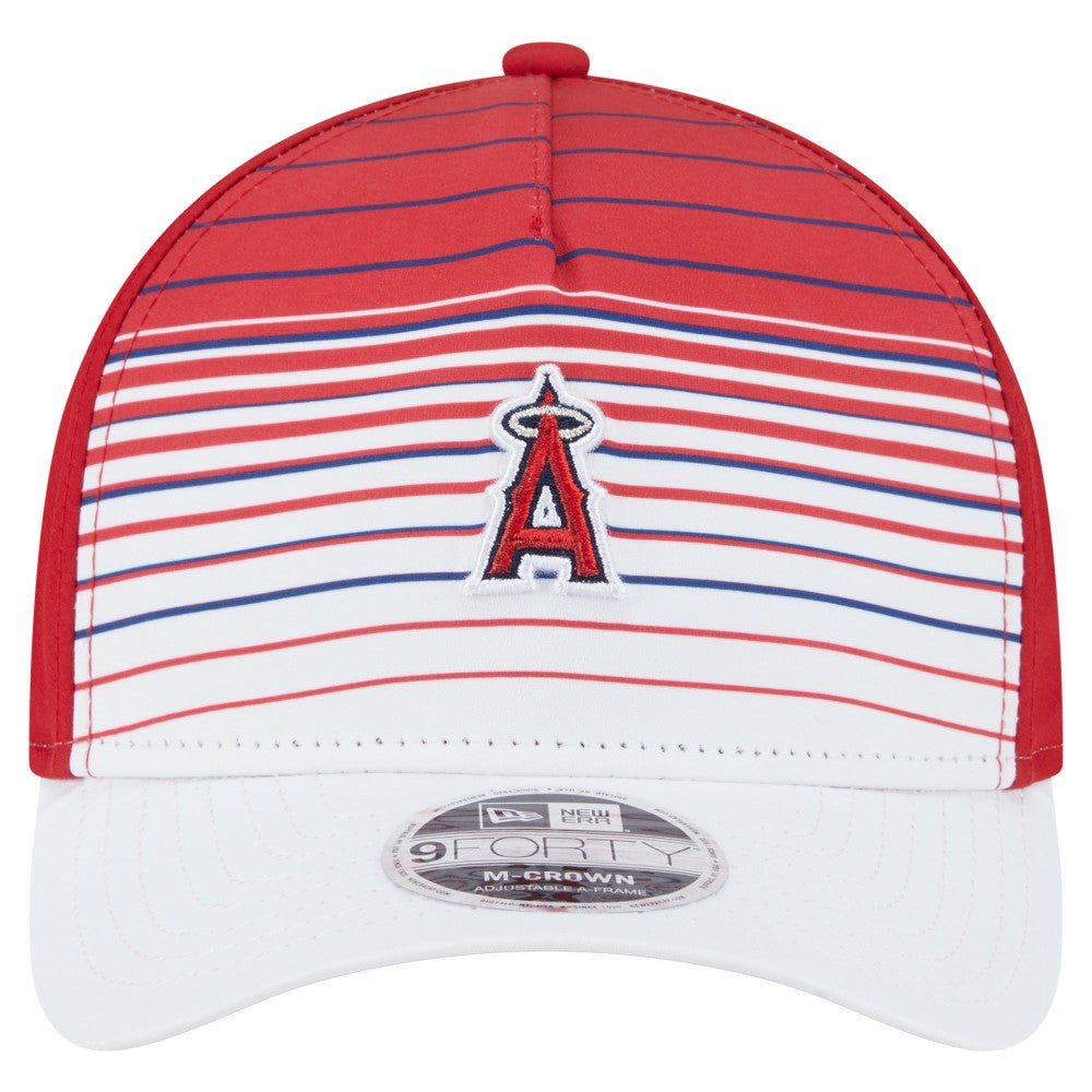 Los Angeles Angels Gradient 9FORTY M-Crown Adjustable Hat Red