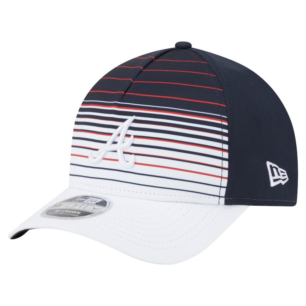 Atlanta Braves Gradient 9FORTY M-Crown Adjustable Hat Navy