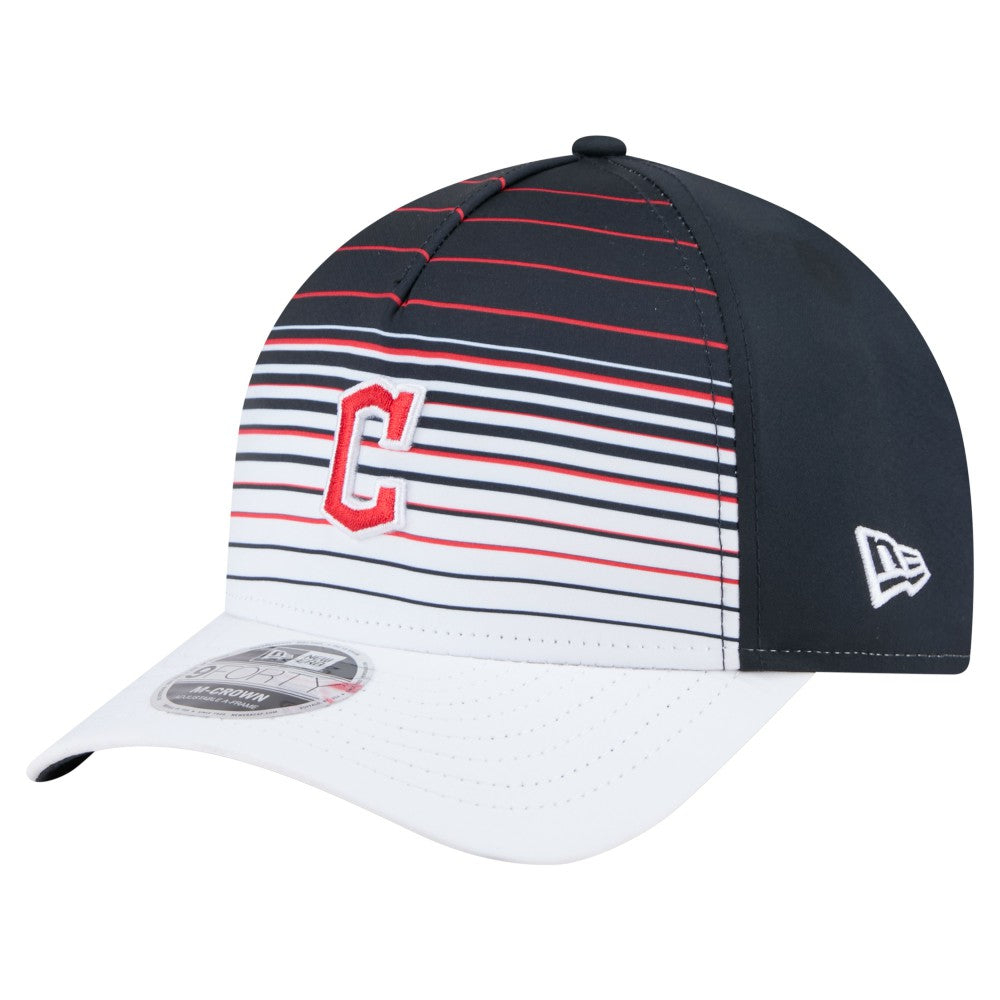 Cleveland Guardians Gradient 9FORTY M-Crown Adjustable Hat Navy