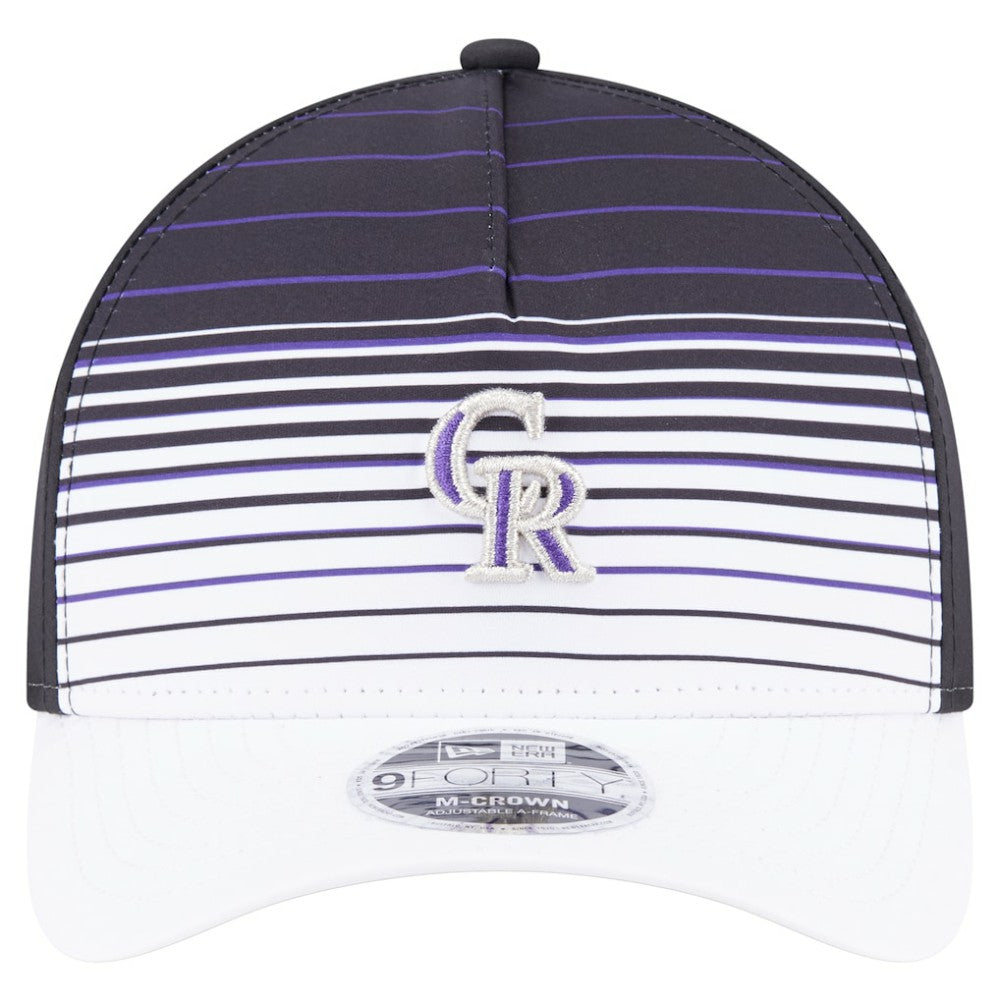 Colorado Rockies Gradient 9FORTY M-Crown Adjustable Hat Black