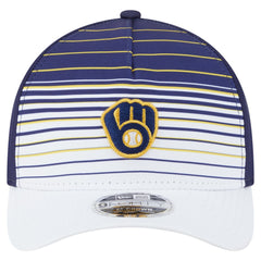 Milwaukee Brewers Gradient 9FORTY M-Crown Adjustable Hat Navy