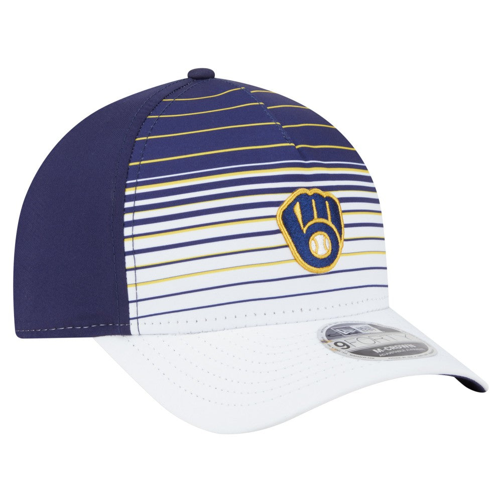 Milwaukee Brewers Gradient 9FORTY M-Crown Adjustable Hat Navy