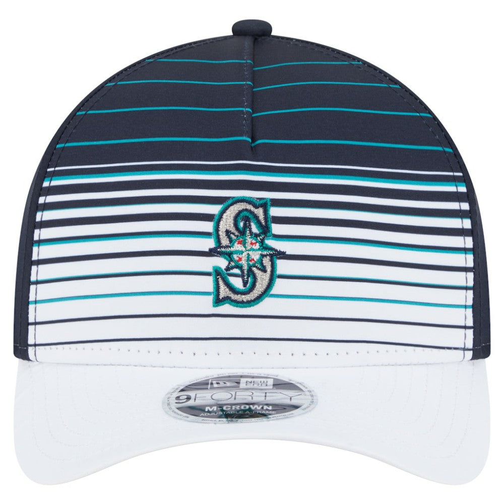 Seattle Mariners Gradient 9FORTY M-Crown Adjustable Hat Navy