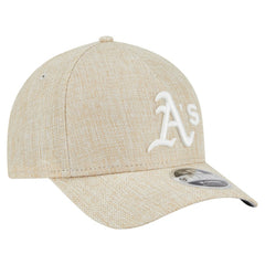 Athletics Cotton Weave M-Crown A-Frame 9FORTY Adjustable Hat Beige