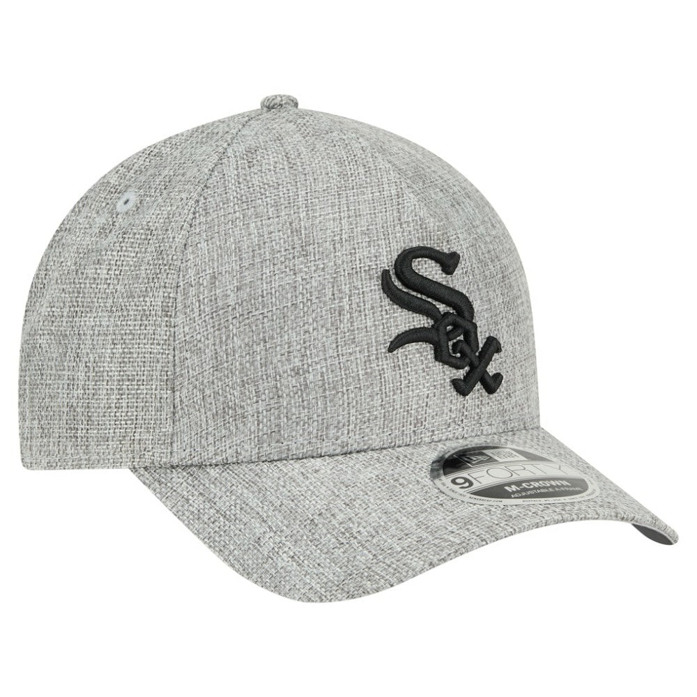 Chicago White Sox Cotton Weave M-Crown A-Frame 9FORTY Adjustable Hat Gray