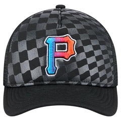 Pittsburgh Pirates Gradient 9FORTY A-Frame M-Crown Trucker Adjustable Hat Black